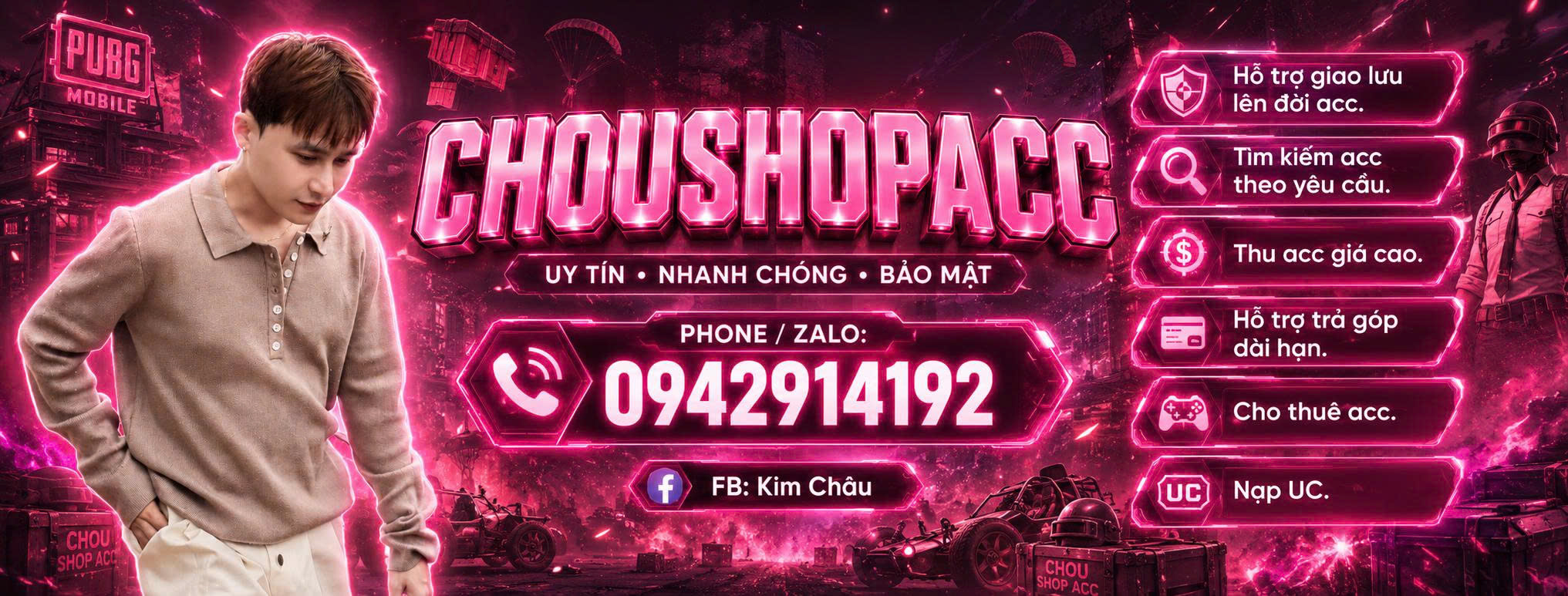 Chou Shop Acc - mua bán, trao đổi tài khoản game
